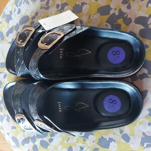 Joie Black Women's Slide Sandals